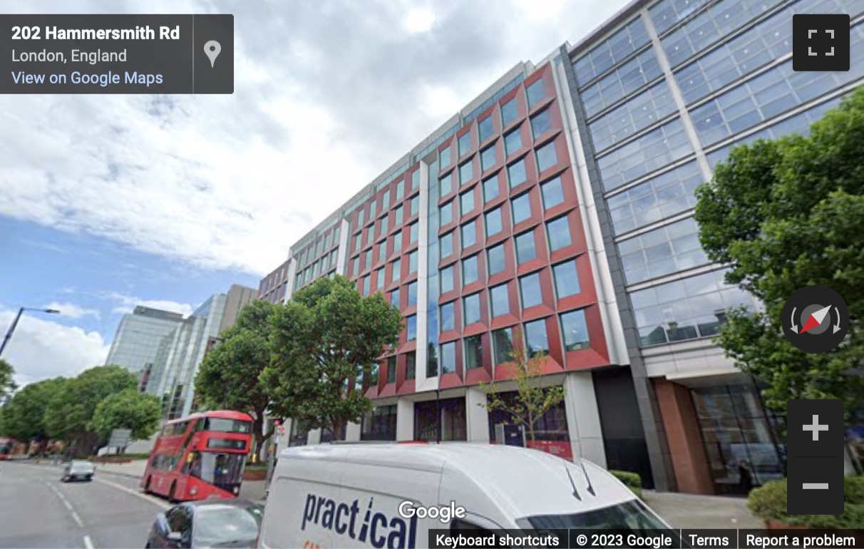 Street View image of 245 Hammersmith Road, London