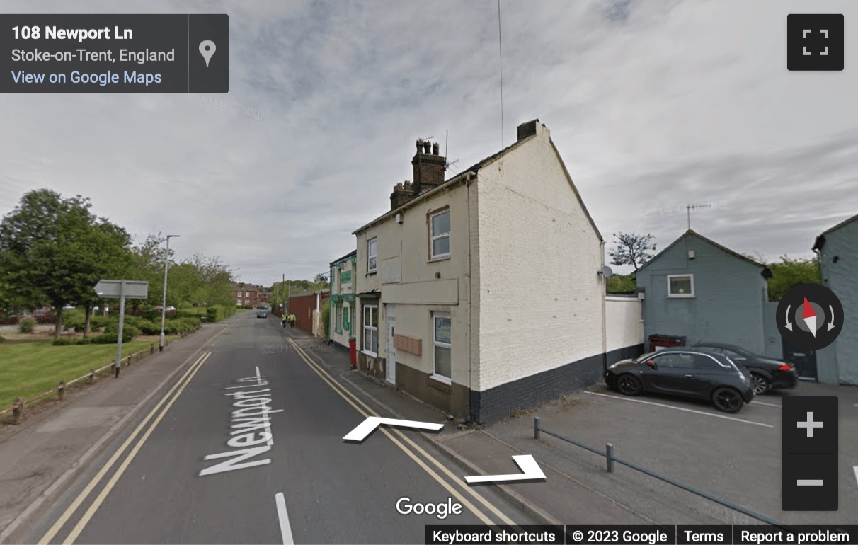 Street View image of 111 Newport lane stoke-on-trent, Stoke-on-Trent