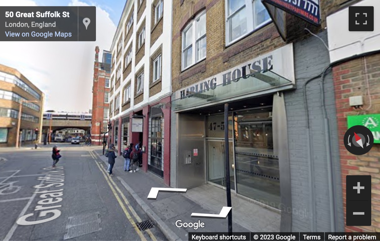 Street View image of 47-51 Great Suffolk Street, Southwark