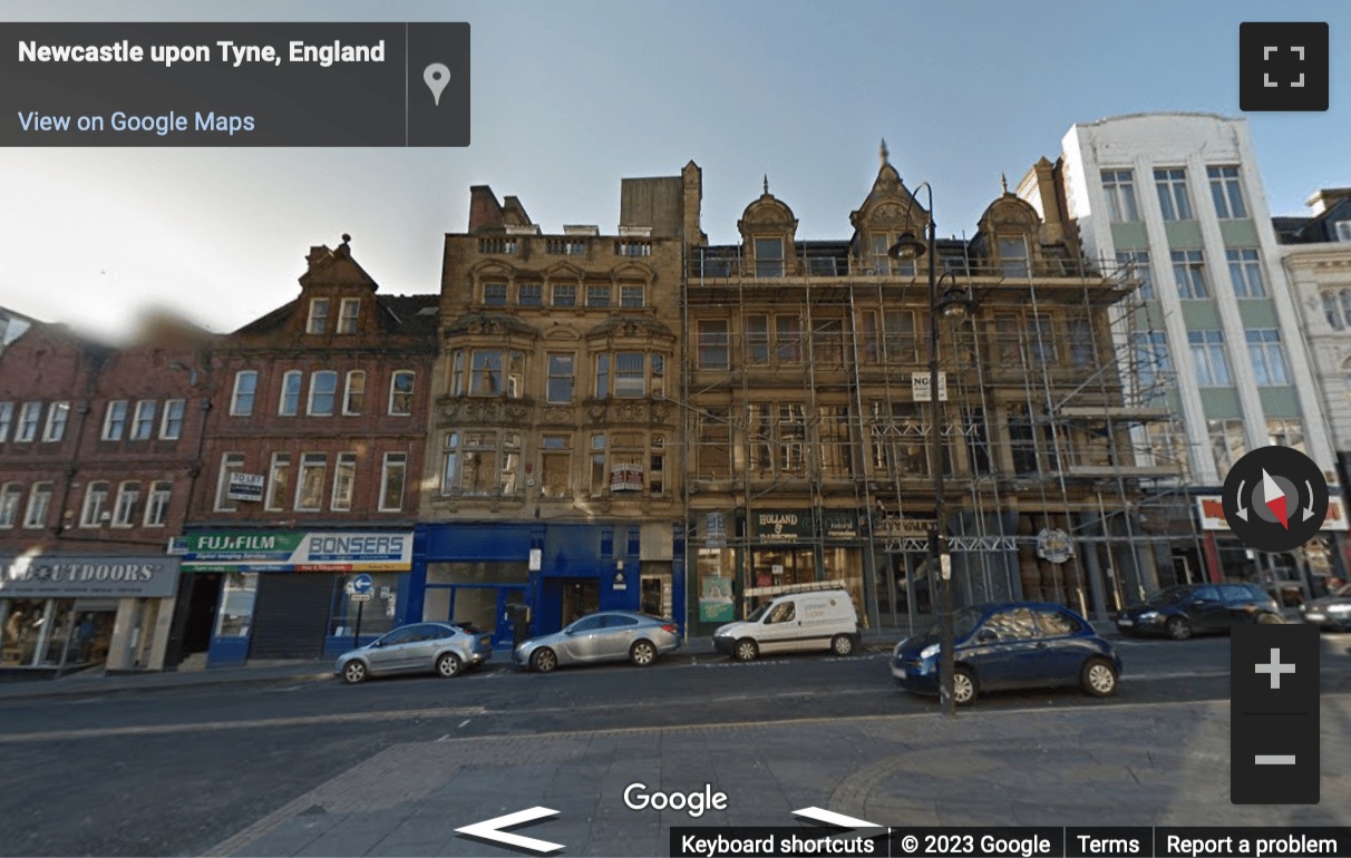 Street View image of HiveTree, 9 Bigg Market, Central Buildings, Newcastle