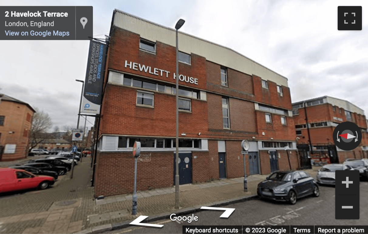 Street View image of Avro House and Hewlett House, Havelock Terrace, London, London Borough of Wandsworth