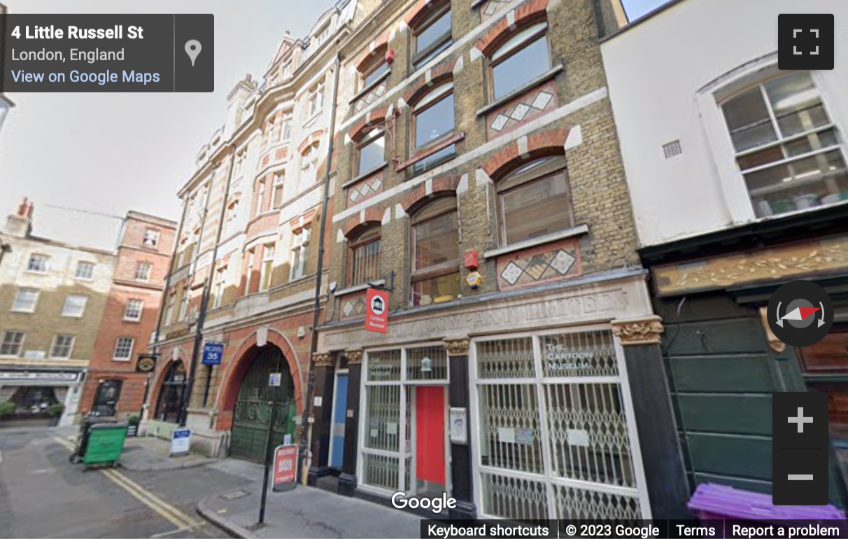 Street View image of 1st Floor, 35 Little Russell Street, Camden