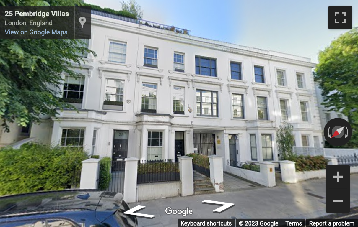 Street View image of Studio 7, 27a Pembridge villas