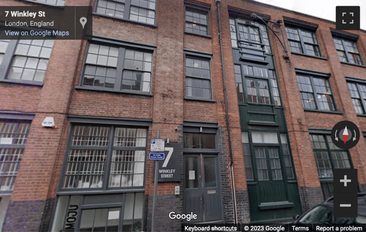 Street View image of Unit 3, 7 Winkley Street, London