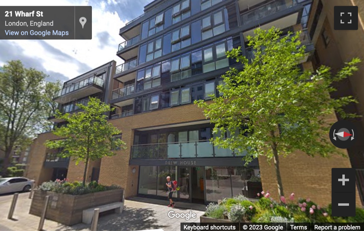 Street View image of 23 Wharf Street, Greenwich