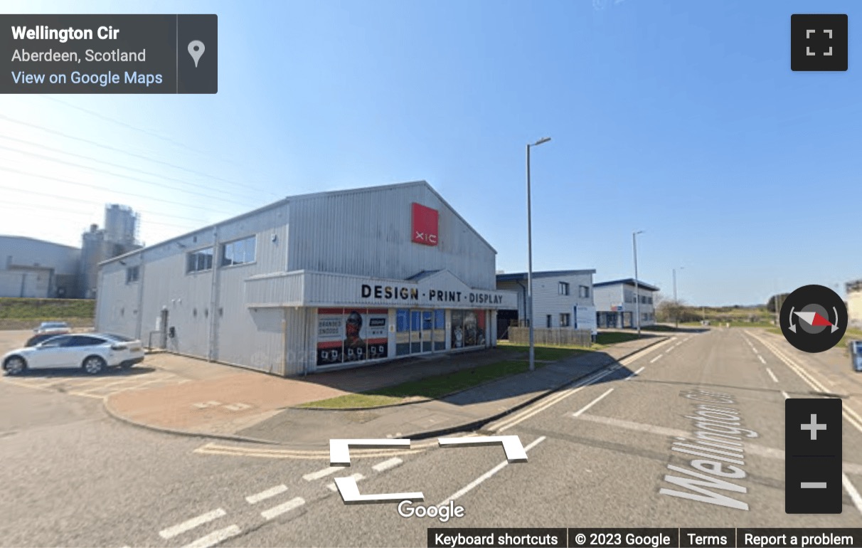 Street View image of Graphic House, Wellington Circle, Aberdeen