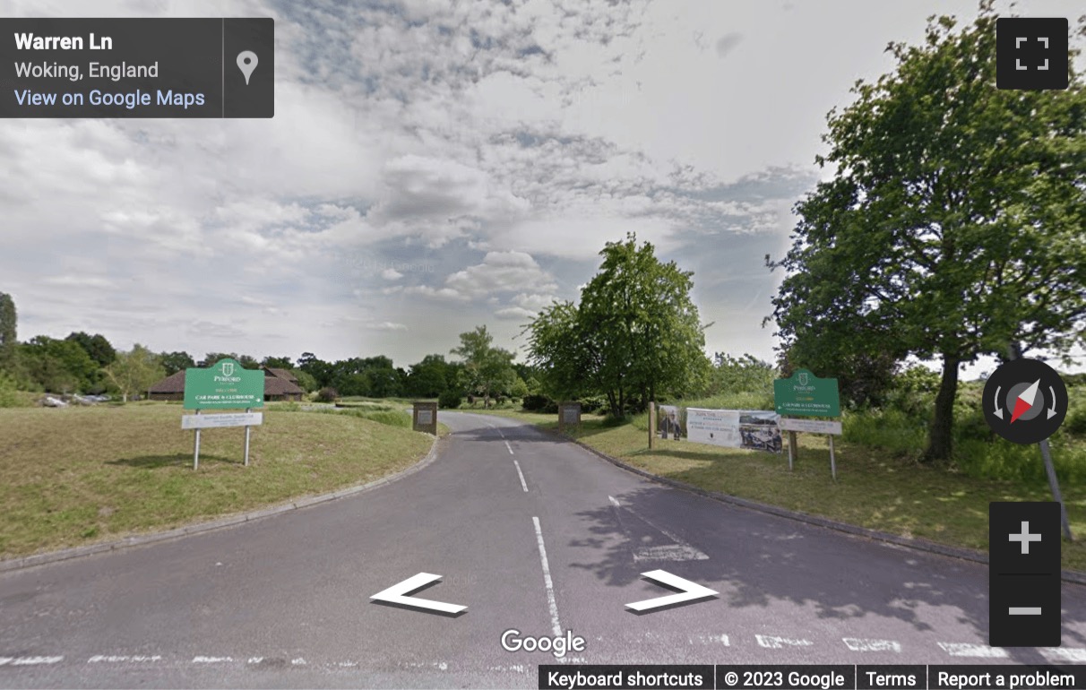 Street View image of Pyrford Golf Club, Warren Lane, Pyrford, Woking