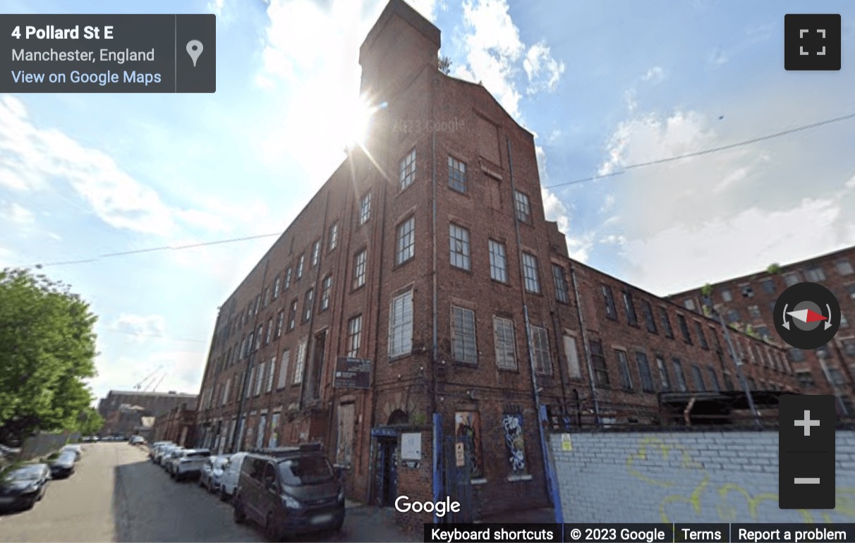 Street View image of Wellington House, Pollard Street East, Manchester