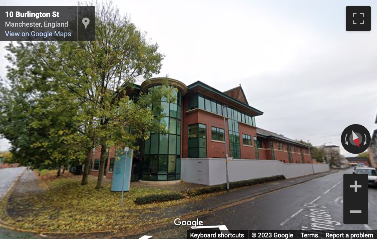 Street View image of Williams House, Lloyd Street North, Manchester Science Park