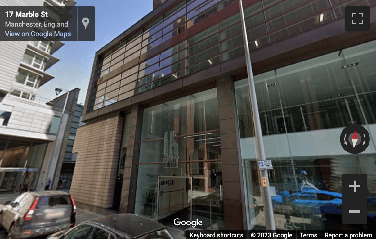 Street View image of Lowry House, 17 Marble Street, Manchester