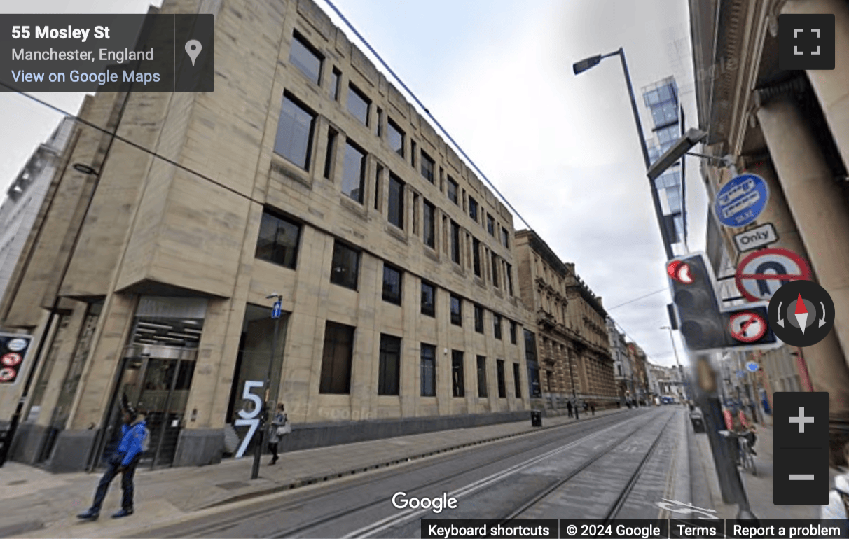 Street View image of 57 Spring Gardens, Manchester, Greater Manchester