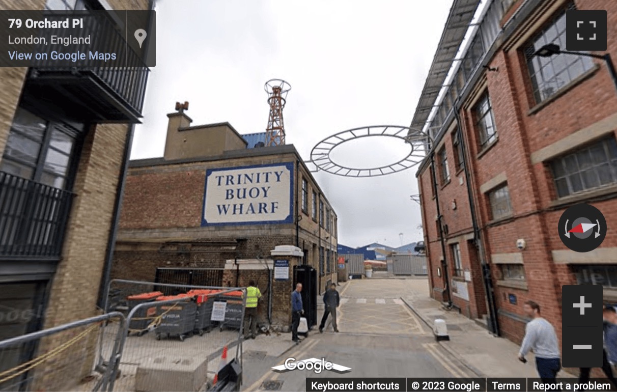 Street View image of Container City 2, Trinity Buoy Wharf, 64 Orchard Place, London, Tower Hamlets