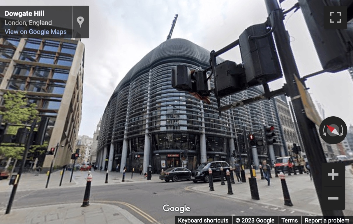 Street View image of The Walbrook Building, Cannon Street, London