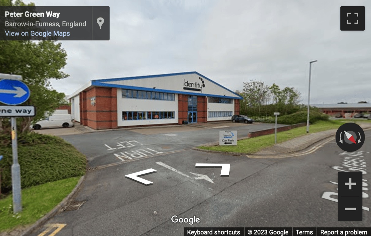 Street View image of Furness Business Park, Peter Green Way, Cumbria, LA14 2PE, Barrow-in-Furness