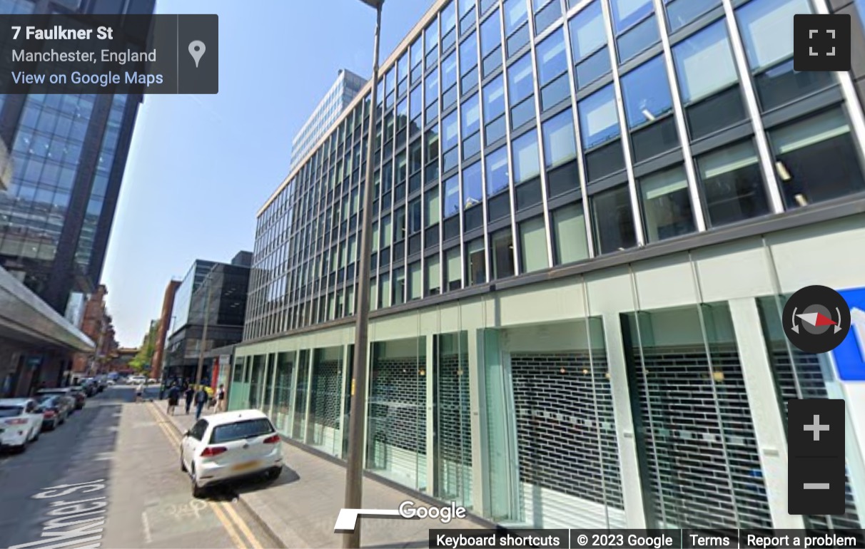 Street View image of Bank Chambers, Faulkner Street, Manchester, Greater Manchester