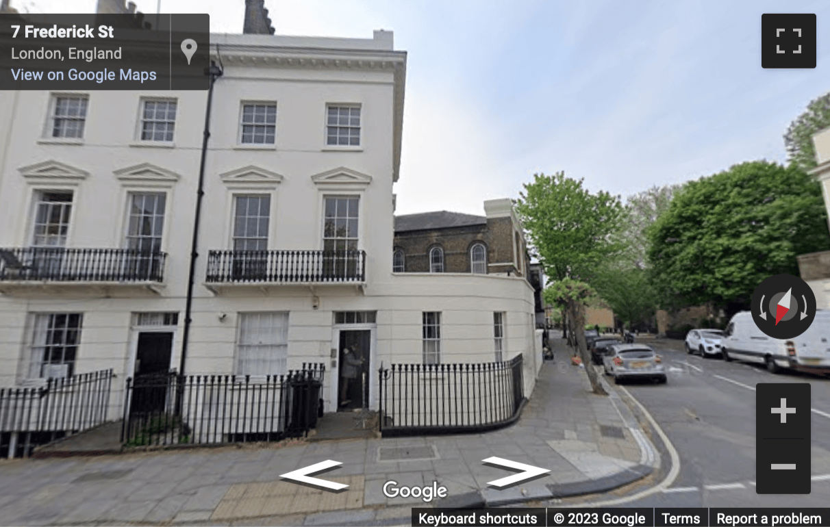 Street View image of 32 Cubitt Street, London, City of London County