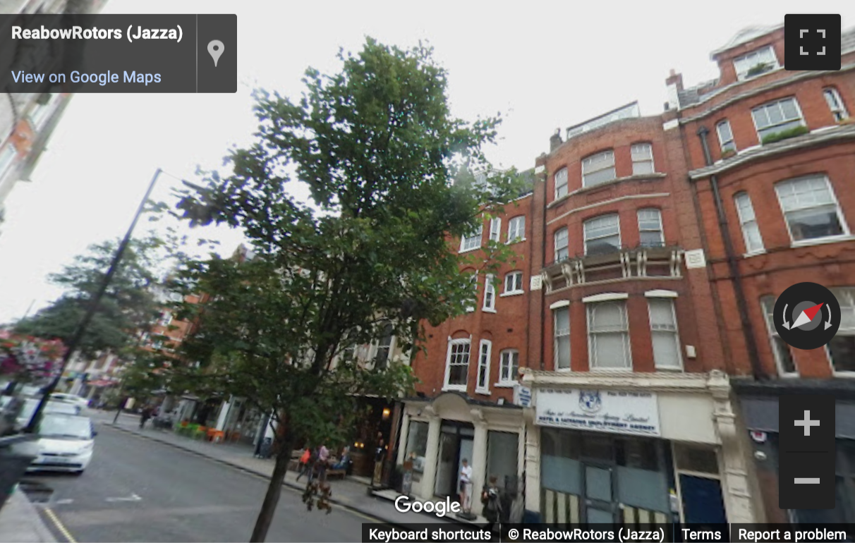 Street View image of 107-109 Great Portland Street, First Floor, W1W 6QG, London, City of Westminster