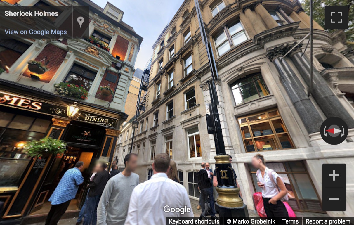 Street View image of 25 Northumberland Avenue, London