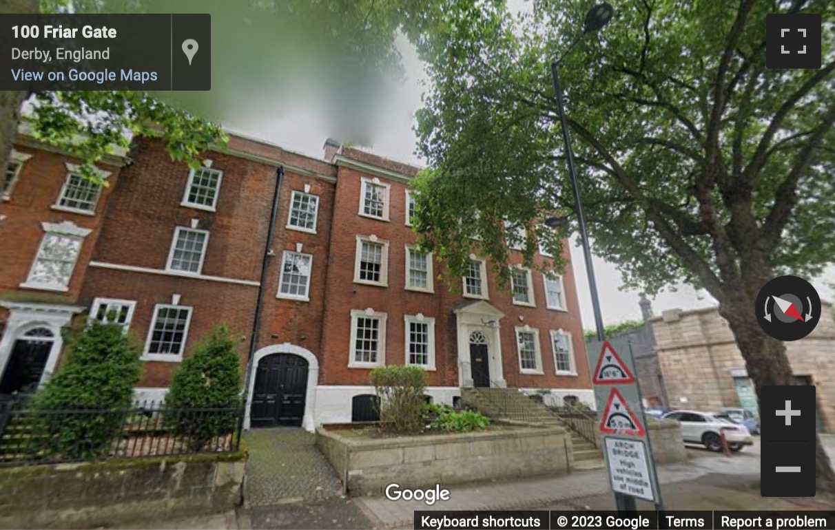 Street View image of 32 Friar Gate, Derby, Derbyshire