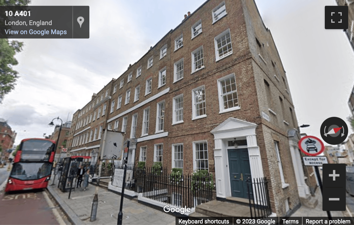 Street View image of 12-18 Theobalds Road, London, Camden