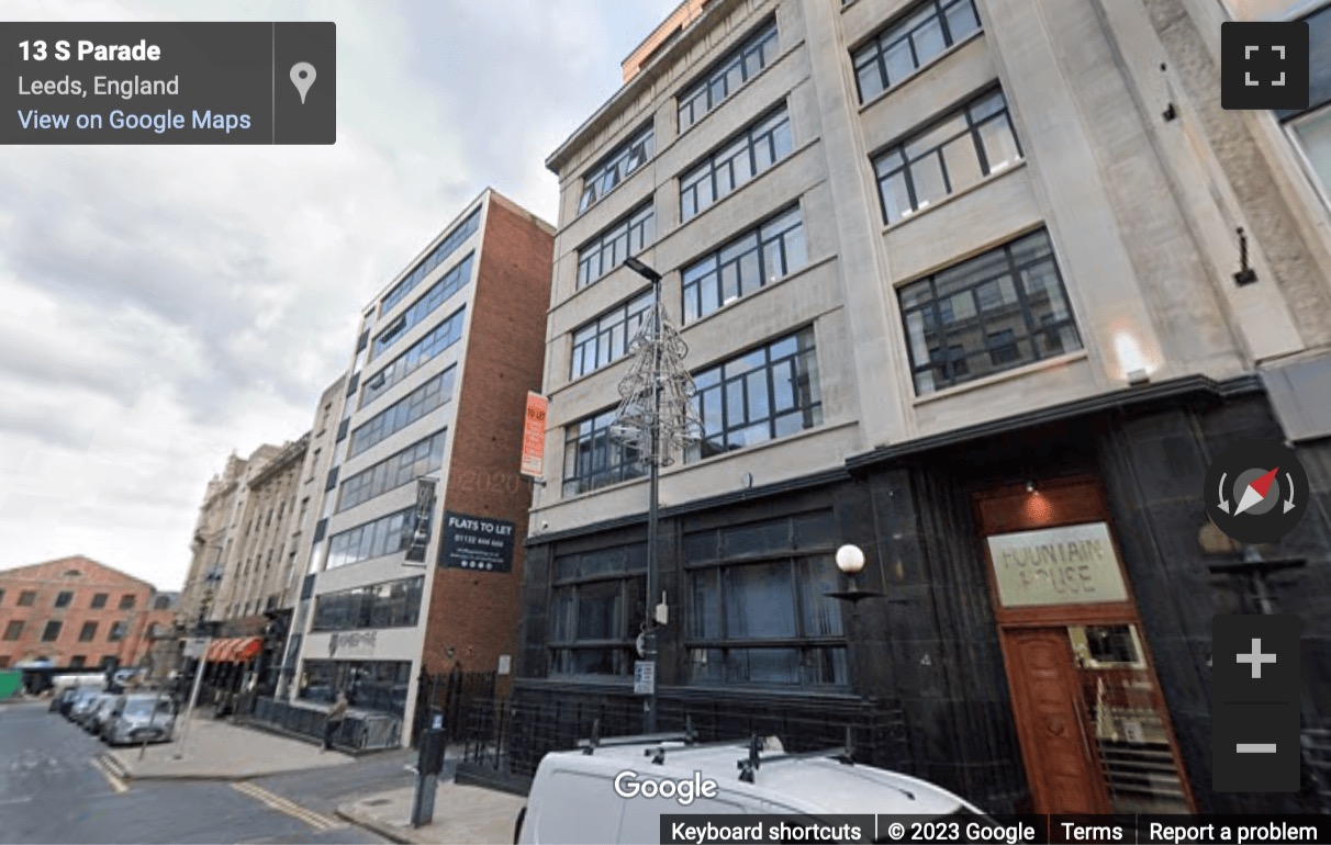 Street View image of Fountain House, 4 South Parade, Leeds, West Yorkshire