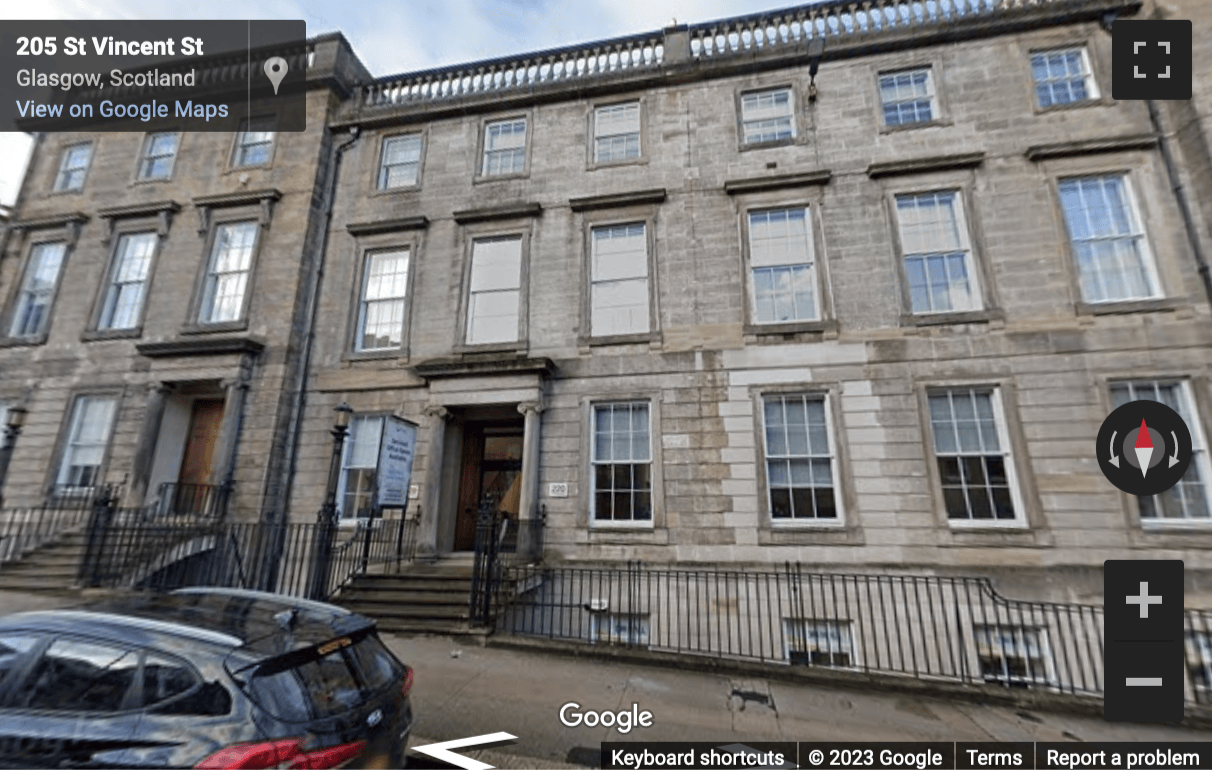 Street View image of 220 St Vincent Street, Glasgow