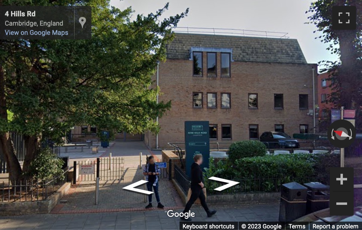 Street View image of Nine Hills Road, Cambridge, Cambridgeshire