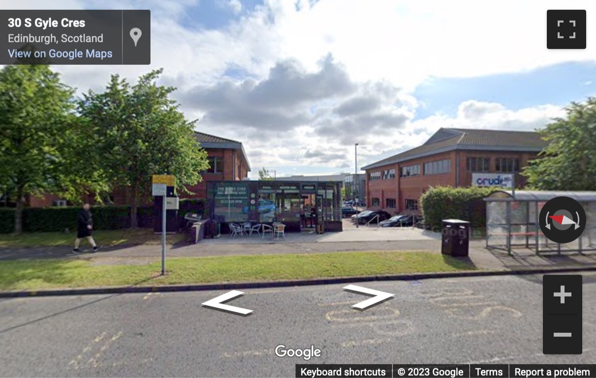 Street View image of 34 South Gyle Crescent, Edinburgh, UK, City of Edinburgh