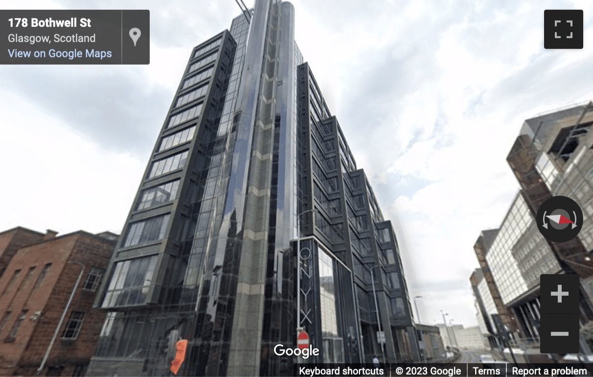 Street View image of ONYX, 215 Bothwell Street, Glasgow, Glasgow City