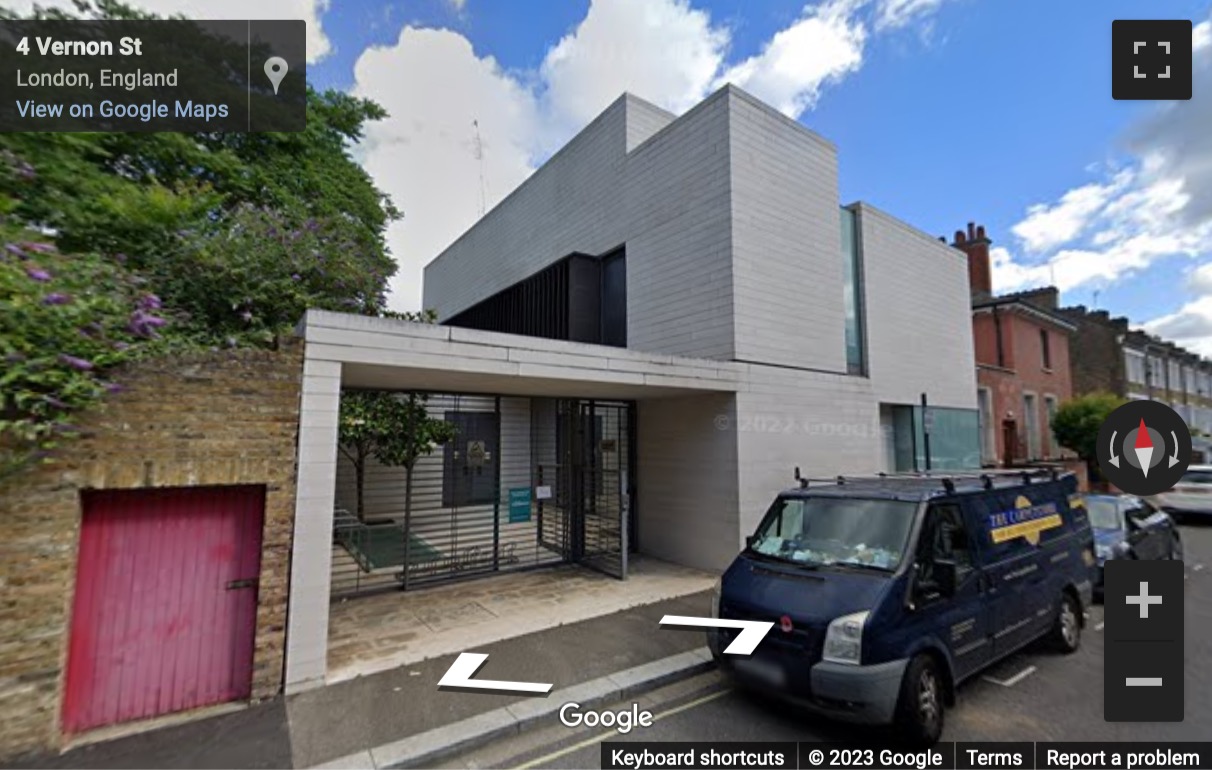 Street View image of 31 Vernon Street, Hammersmith and Fulham, London