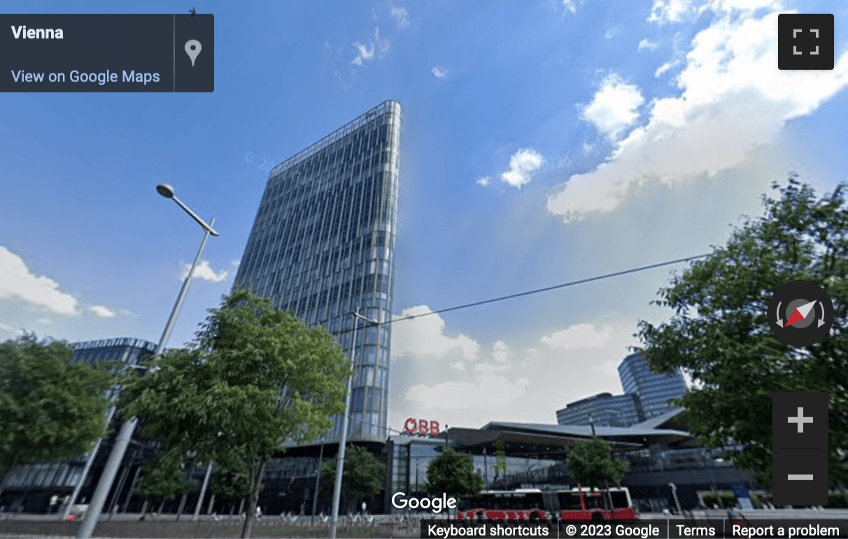 Street View image of Gertrude-Fröhlich-Sandner Straße 2-4, Tower 9, Floor 7, 8, 9, Vienna