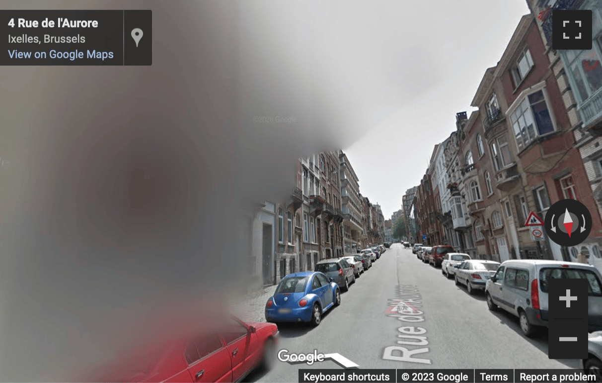 Street View image of Rue de I’Aurore 4, Brussels