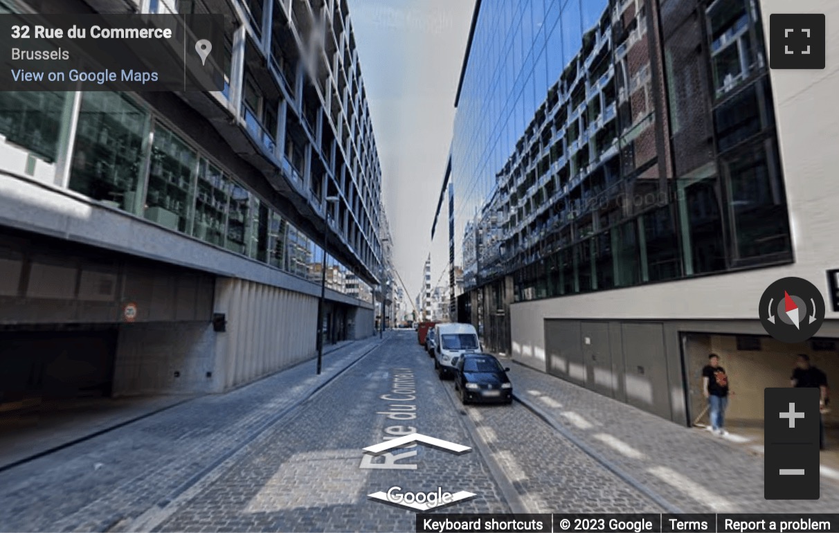 Street View image of 31 Rue du Commerce, Brussels