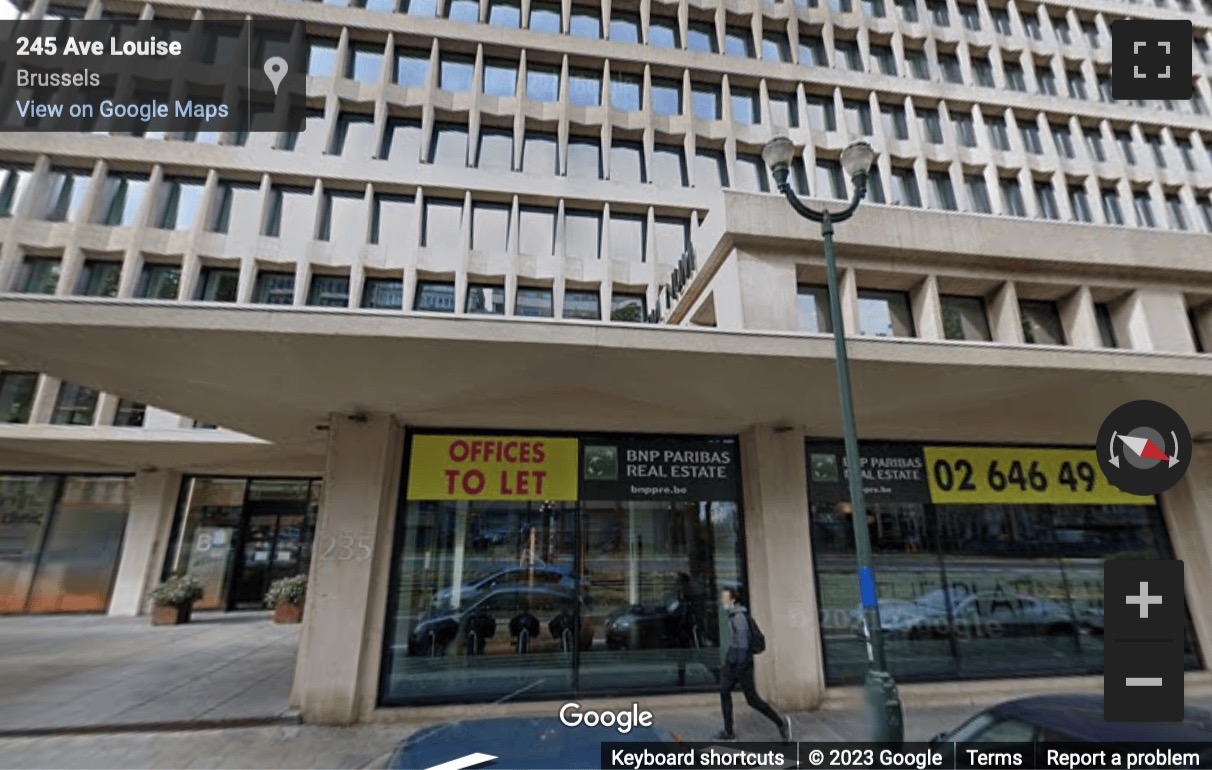 Street View image of Avenue Louise 235, Bruxelles, Brussels