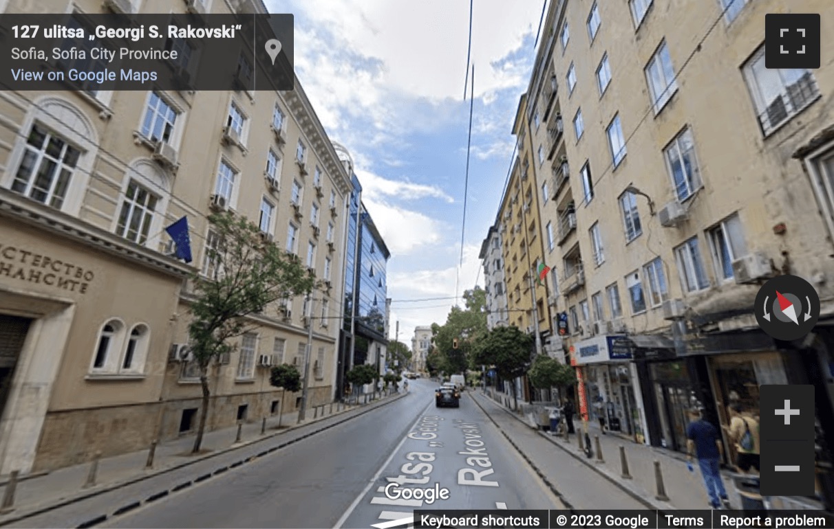 Street View image of 127 G. S. Rakovski Str, Sofia