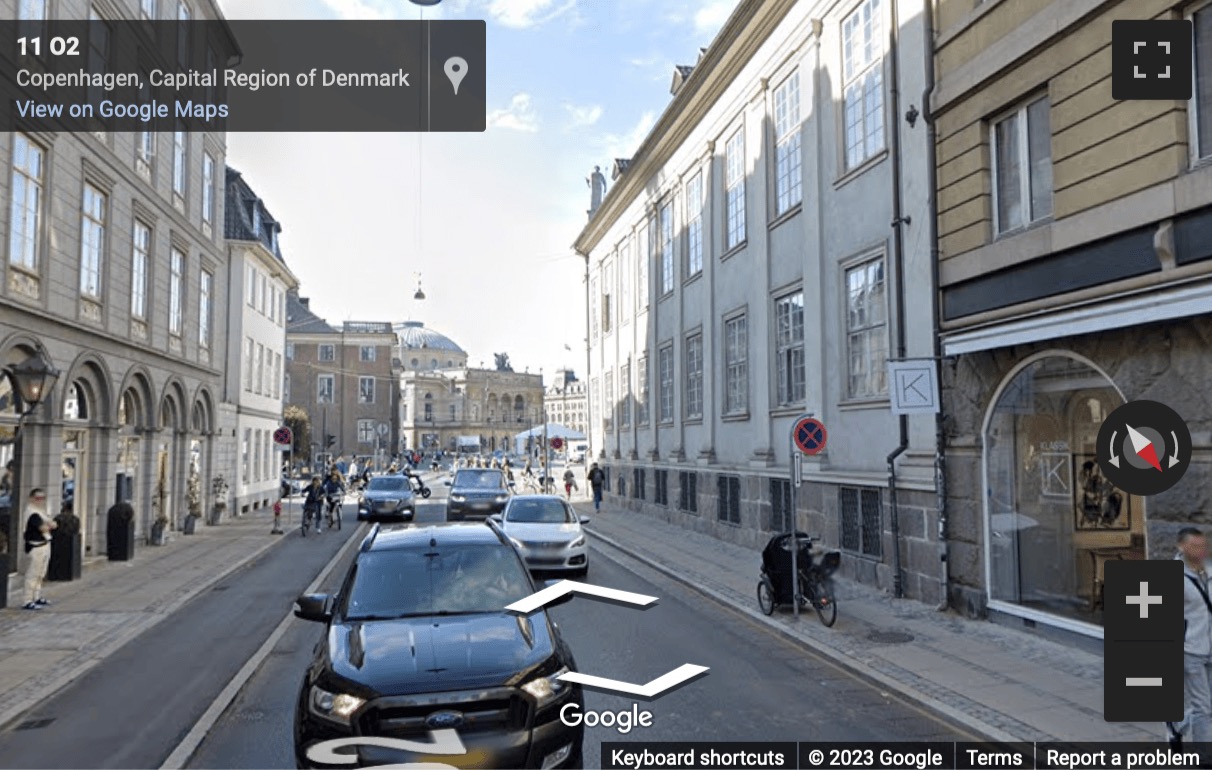 Street View image of Bredgade 6, Copenhagen