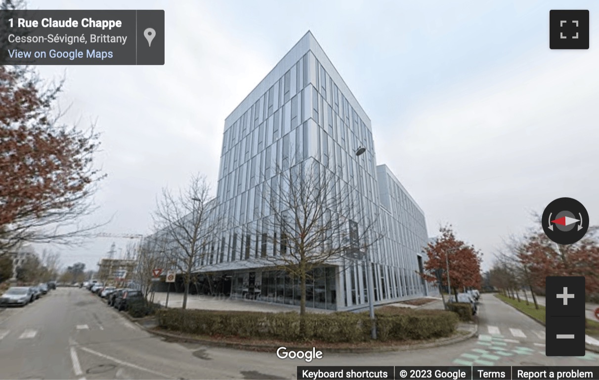 Street View image of Rue Claude Chappe, Cesson-Sévigné, Ille-et-Vilaine