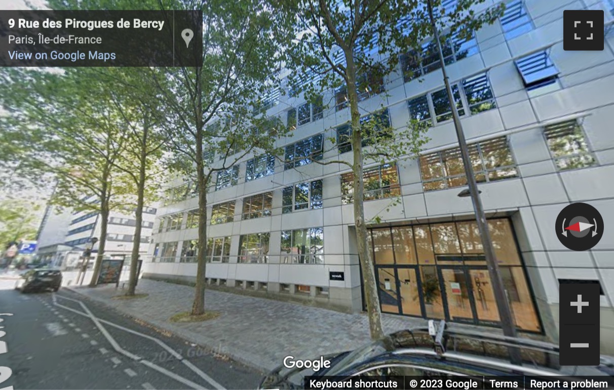 Street View image of 8 rue des Pirogues de Bercy, Paris, Ile-de-France