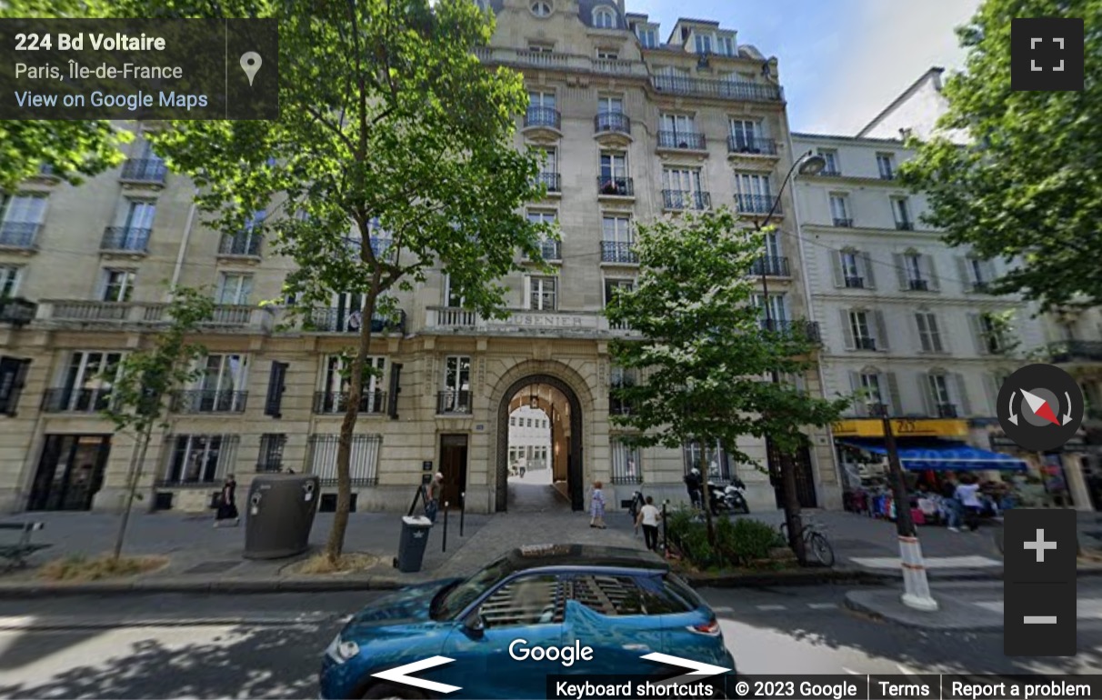 Street View image of 226 Boulevard Voltaire, Paris