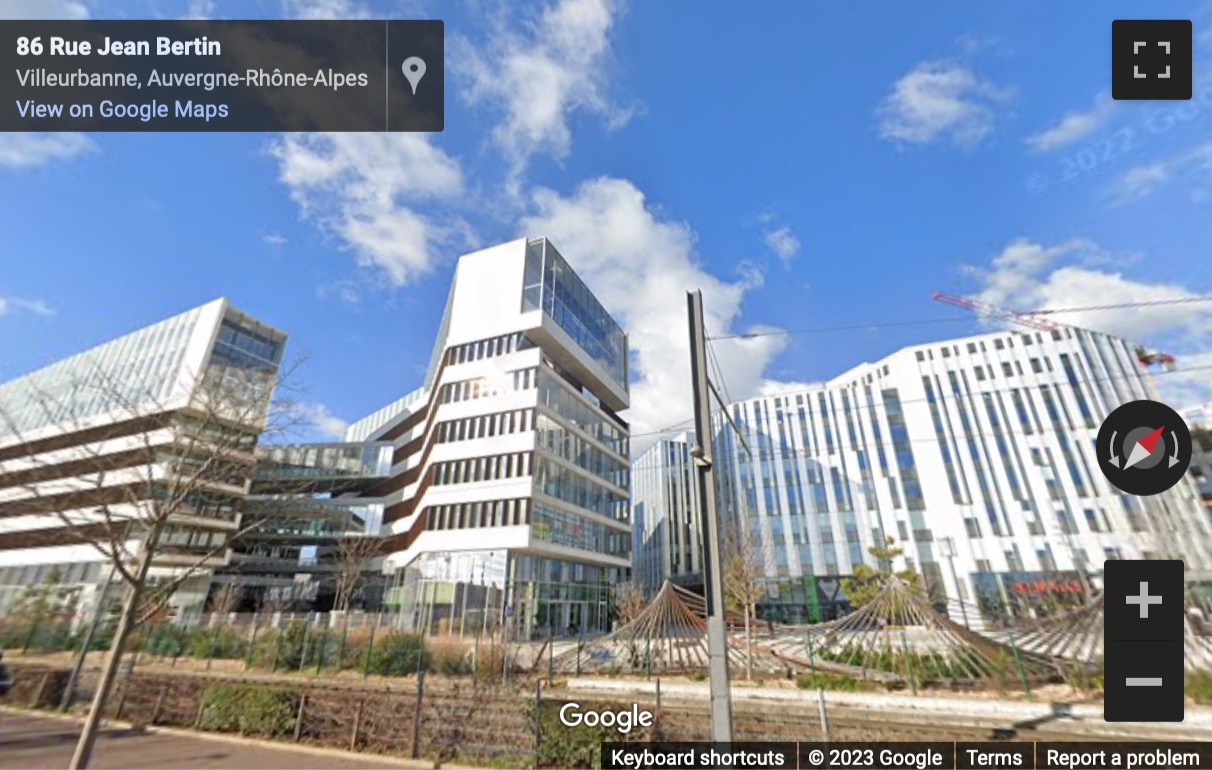 Street View image of 1, Esplanade Miriam Makeba, Villeurbanne, Rhone