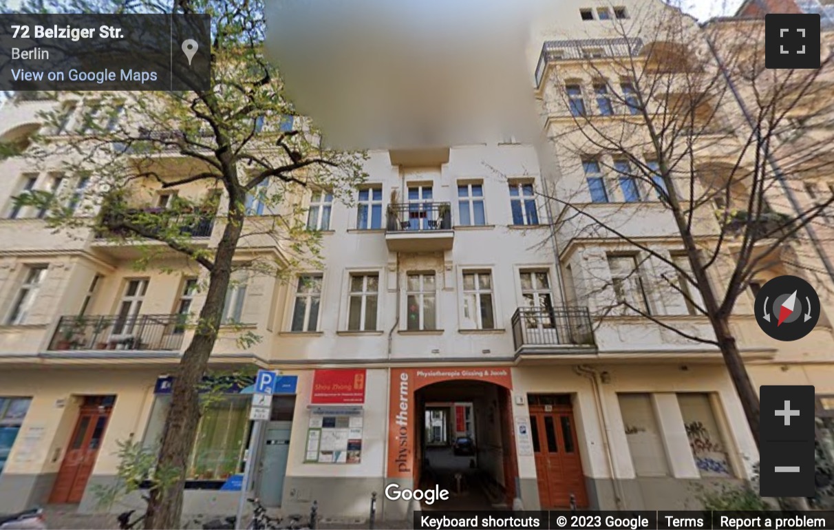 Street View image of Belziger Strasse 69-71, Berlin, Brandenburg