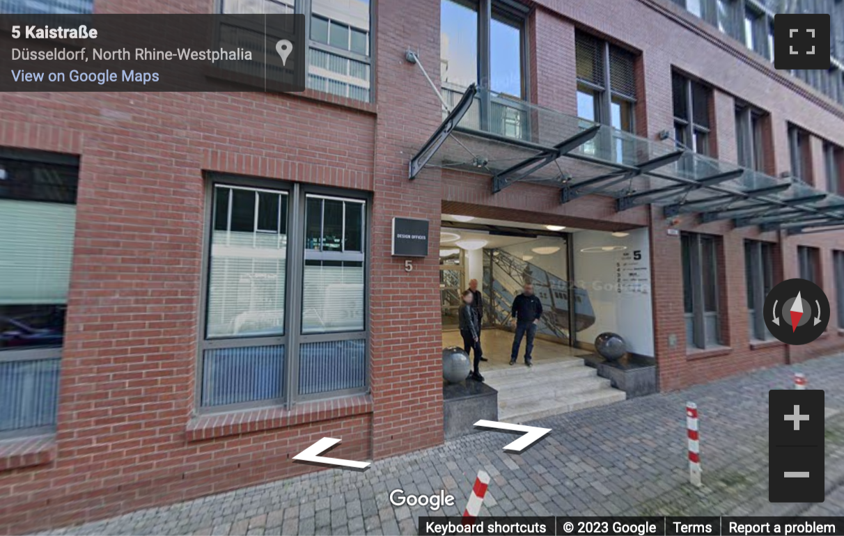 Street View image of Kaistrasse 5, Dusseldorf, North Rhine-Westphalia