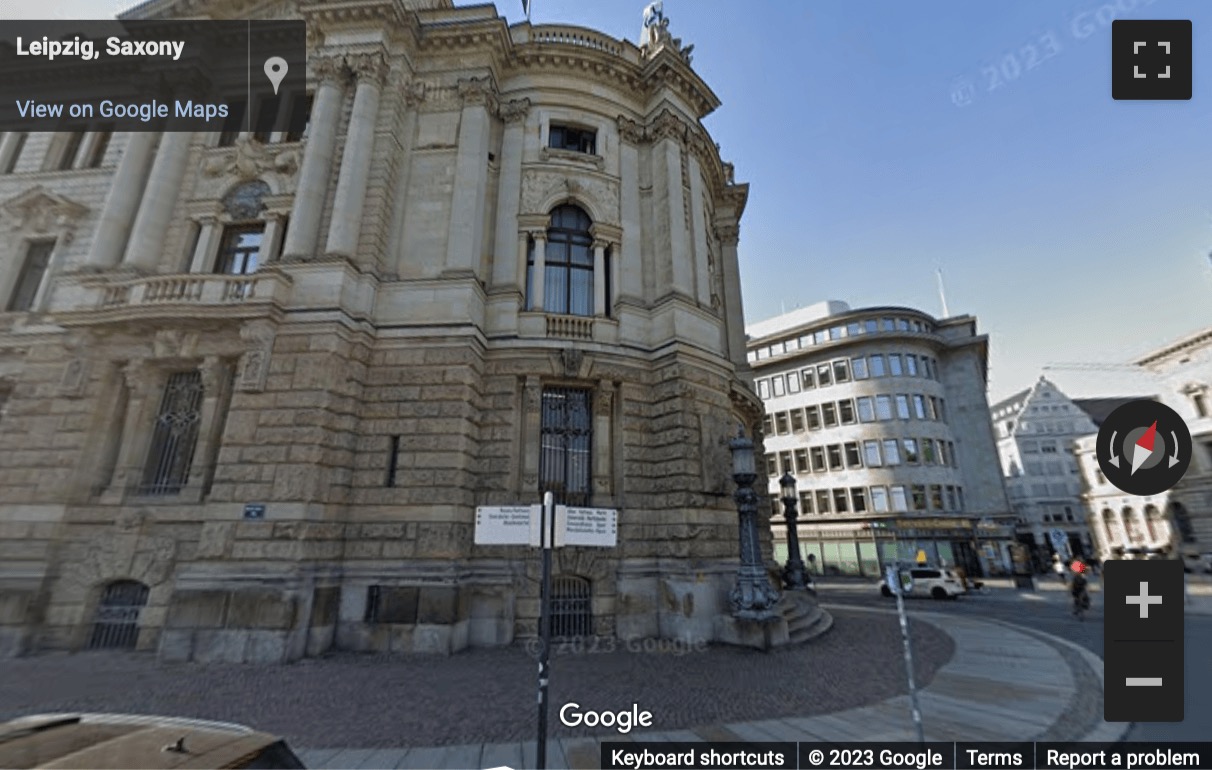 Street View image of Markgrafenstraße 2, Leipzig, Saxony