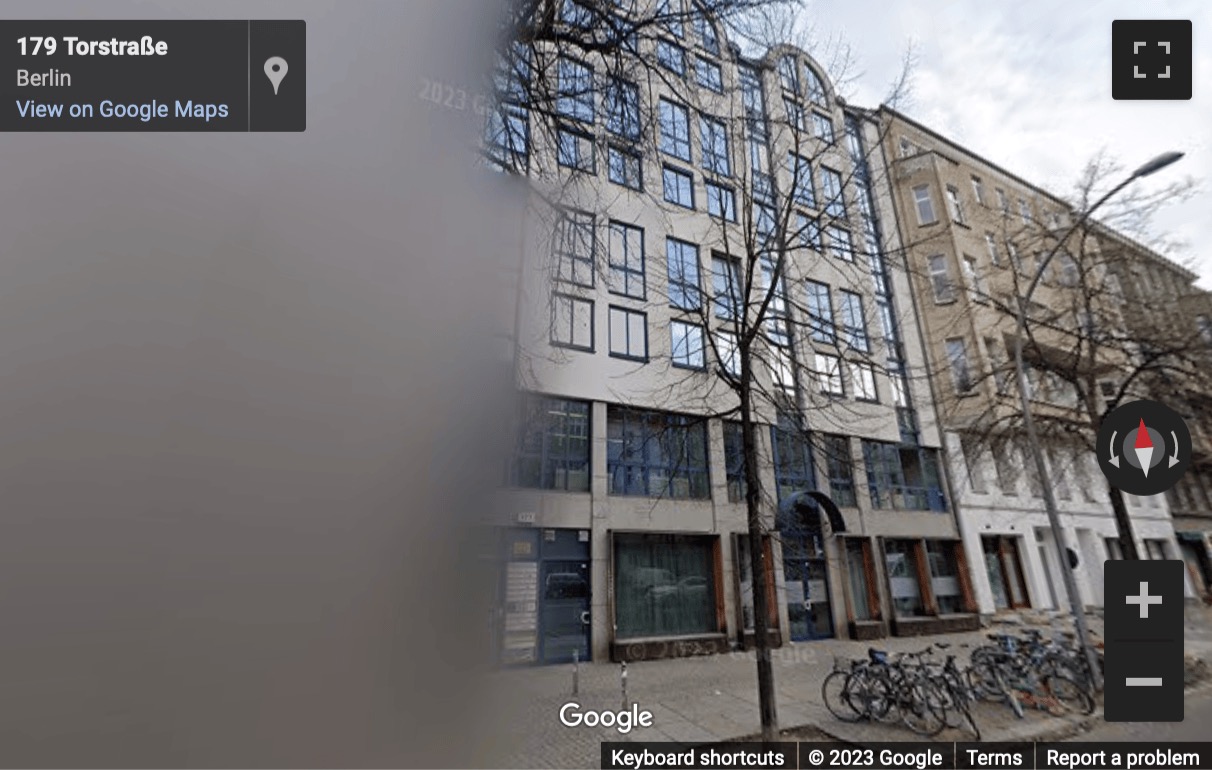 Street View image of Torstraße 177, Berlin, Brandenburg