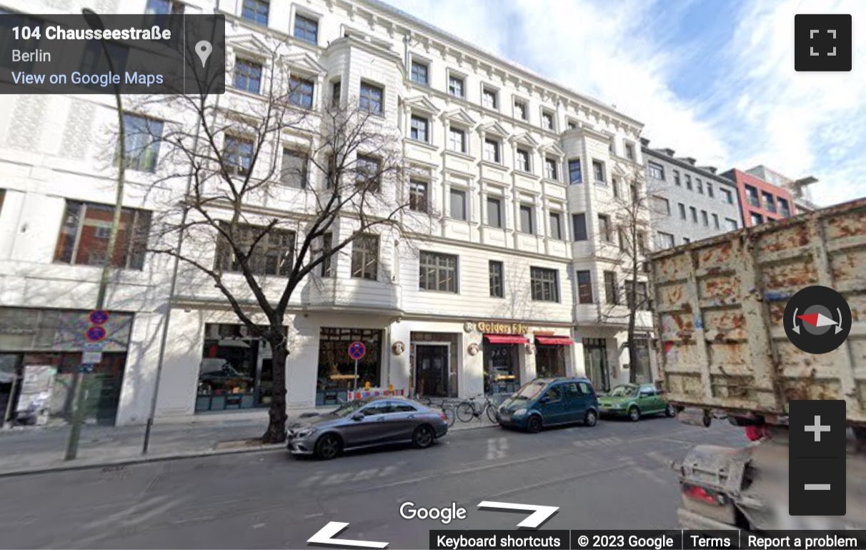 Street View image of Chausseestrasse 29, Berlin, Brandenburg