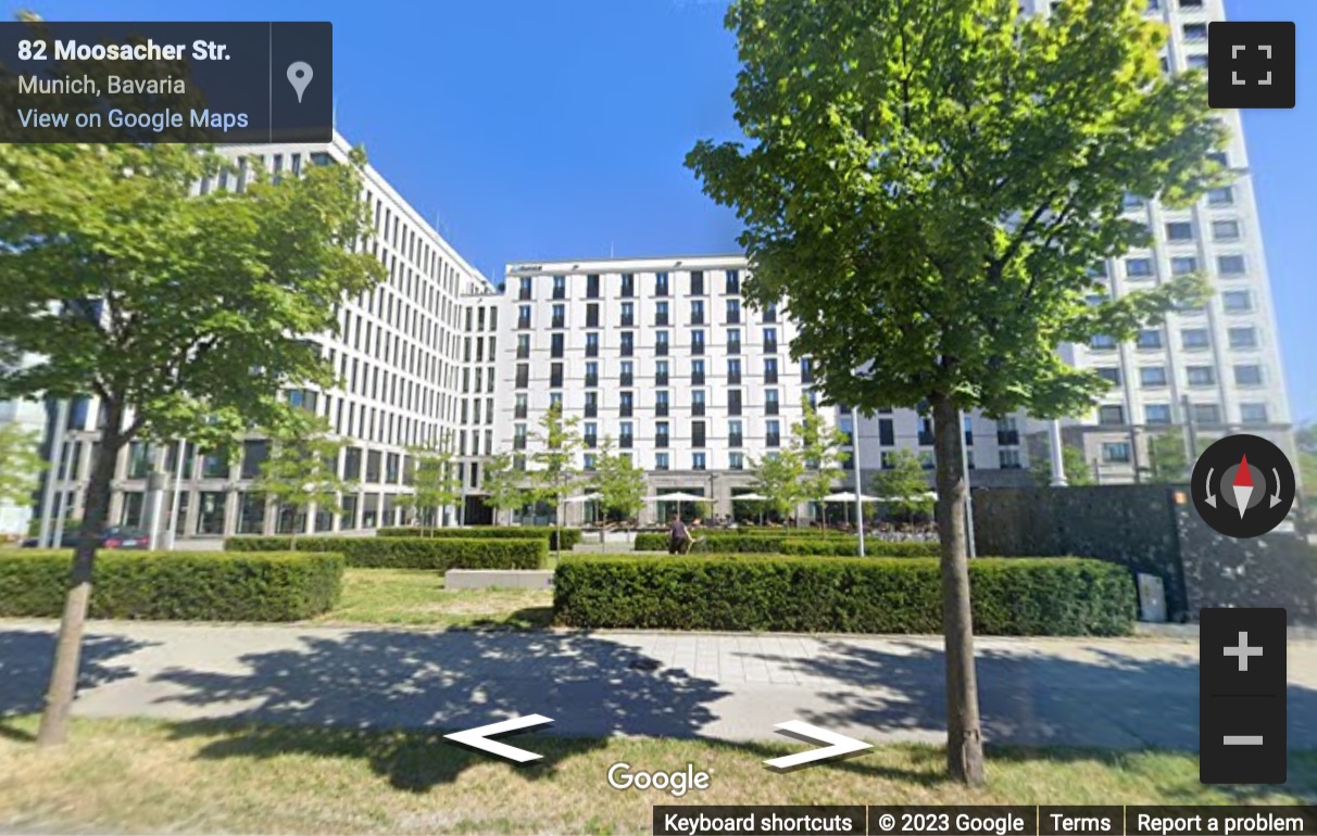 Street View image of GF, 1st, 2nd, 3rd floor, Moosacher Strasse 82a, Munich, Bavaria