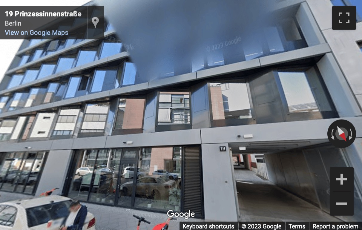 Street View image of Prinzessinnenstraße 19/20, Berlin, Brandenburg