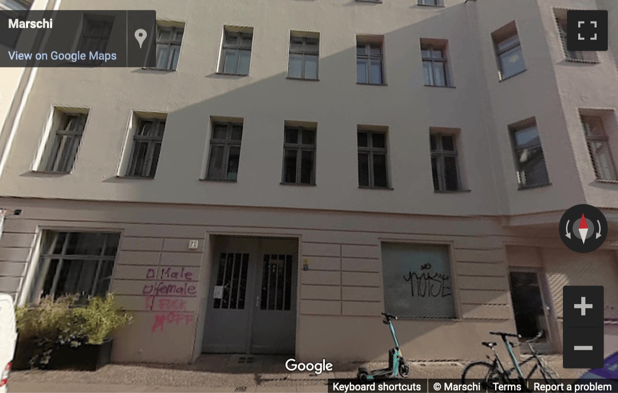 Street View image of Linienstraße 71, Berlin, Brandenburg