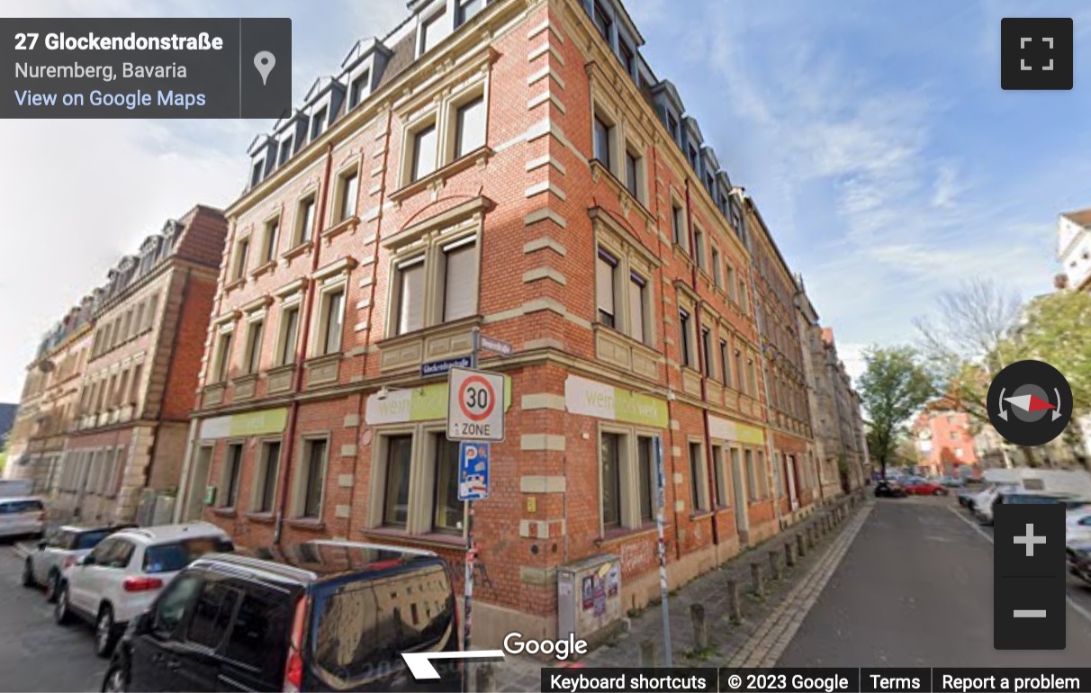 Street View image of Glockendonstrasse 30, Nuremberg, Bayern