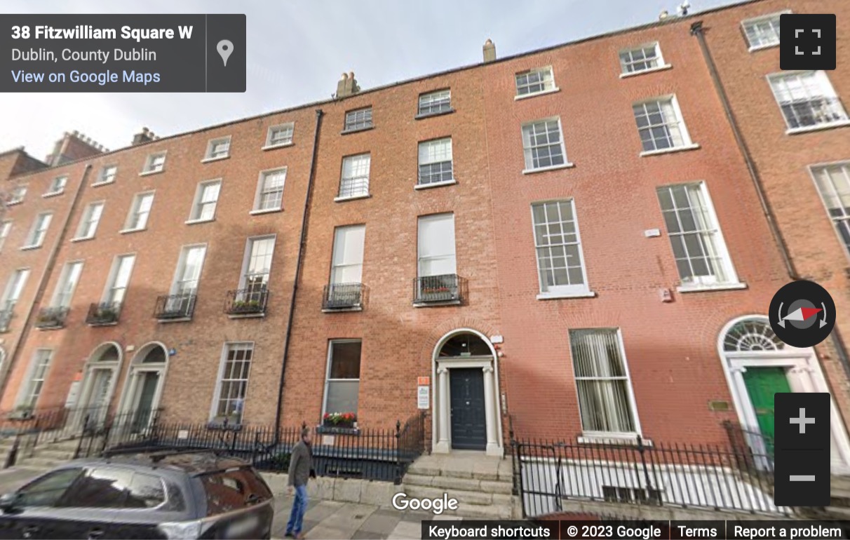 Street View image of 40 Fitzwilliam Square, Dublin